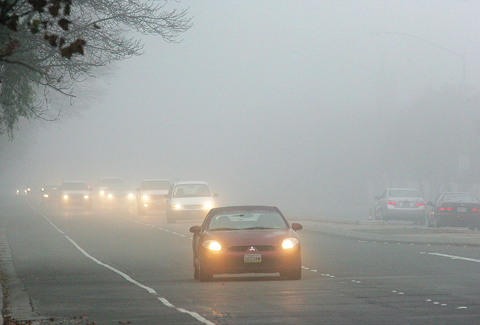 Foggy weather